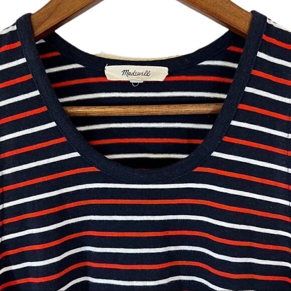 Madewell Red, White and Blue Highpoint Tank Dress. Size Small. Good Condition!! - Picture 2 of 10